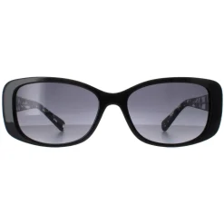 Coach Rectangle^Sunglasses HC8168 534811 Black Crystal Mosaic Light Grey