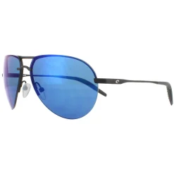 Costa Del Mar Polarised^Sunglasses Helo HLO-11-OBMP Matte Black Blue Mirror Pola