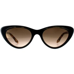 Cutler and Gross Cat-Eye^Sunglasses 1321 004 Black Yellow Brown Gradient