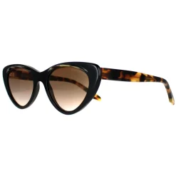 Cutler and Gross Cat-Eye^Sunglasses 1321 004 Black Yellow Brown Gradient