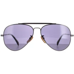 David Beckham Aviator^Sunglasses DB1004/S V81 M9 Dark Ruthenium Grey Grey Pola