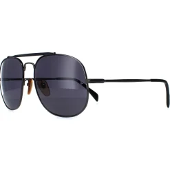 David Beckham Aviator^Sunglasses DB7004/S V81 M9 Dark Ruthenium Grey Polarized
