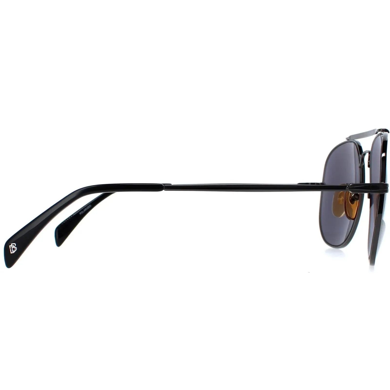 David Beckham Aviator^Sunglasses DB7004/S V81 M9 Dark Ruthenium Grey Polarized
