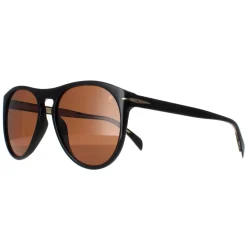 David Beckham Round^Sunglasses DB1008/S 807 70 Black Brown
