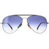 David Beckham Aviator^Sunglasses DB1004/S 010 08 Palladium Silver Blue Gradien