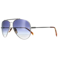 David Beckham Aviator^Sunglasses DB1004/S 010 08 Palladium Silver Blue Gradien