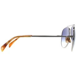 David Beckham Aviator^Sunglasses DB1004/S 010 08 Palladium Silver Blue Gradien