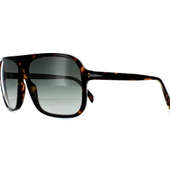 David Beckham Aviator^Sunglasses DB7008/S 086 9K Dark Havana Green Gradient