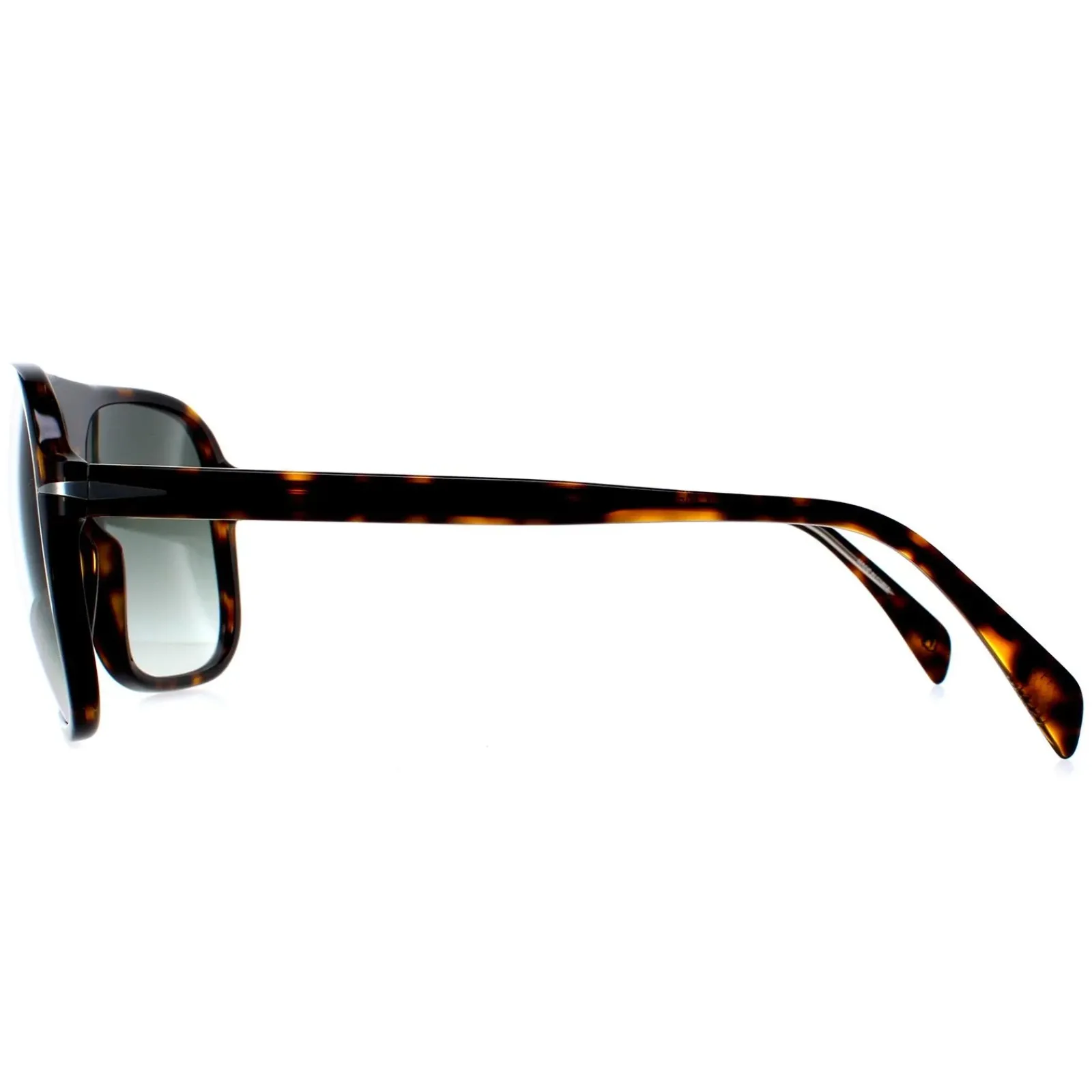 David Beckham Aviator^Sunglasses DB7008/S 086 9K Dark Havana Green Gradient