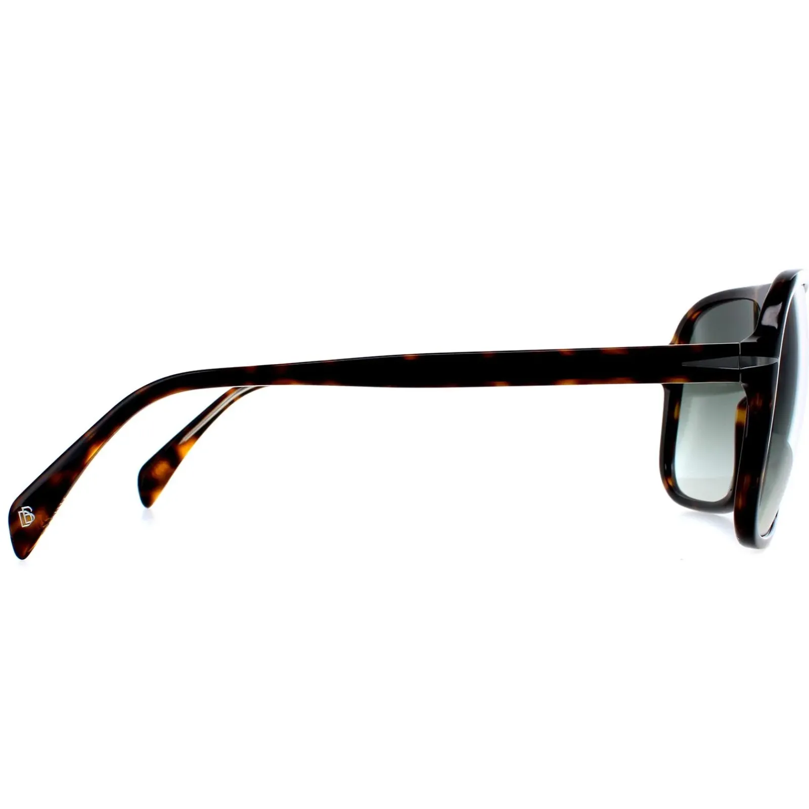 David Beckham Aviator^Sunglasses DB7008/S 086 9K Dark Havana Green Gradient