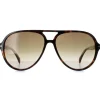 David Beckham Aviator^Sunglasses DB1091/S 086 HA Havana Brown Gradient