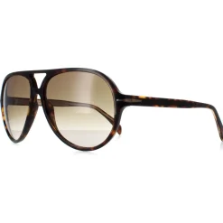 David Beckham Aviator^Sunglasses DB1091/S 086 HA Havana Brown Gradient