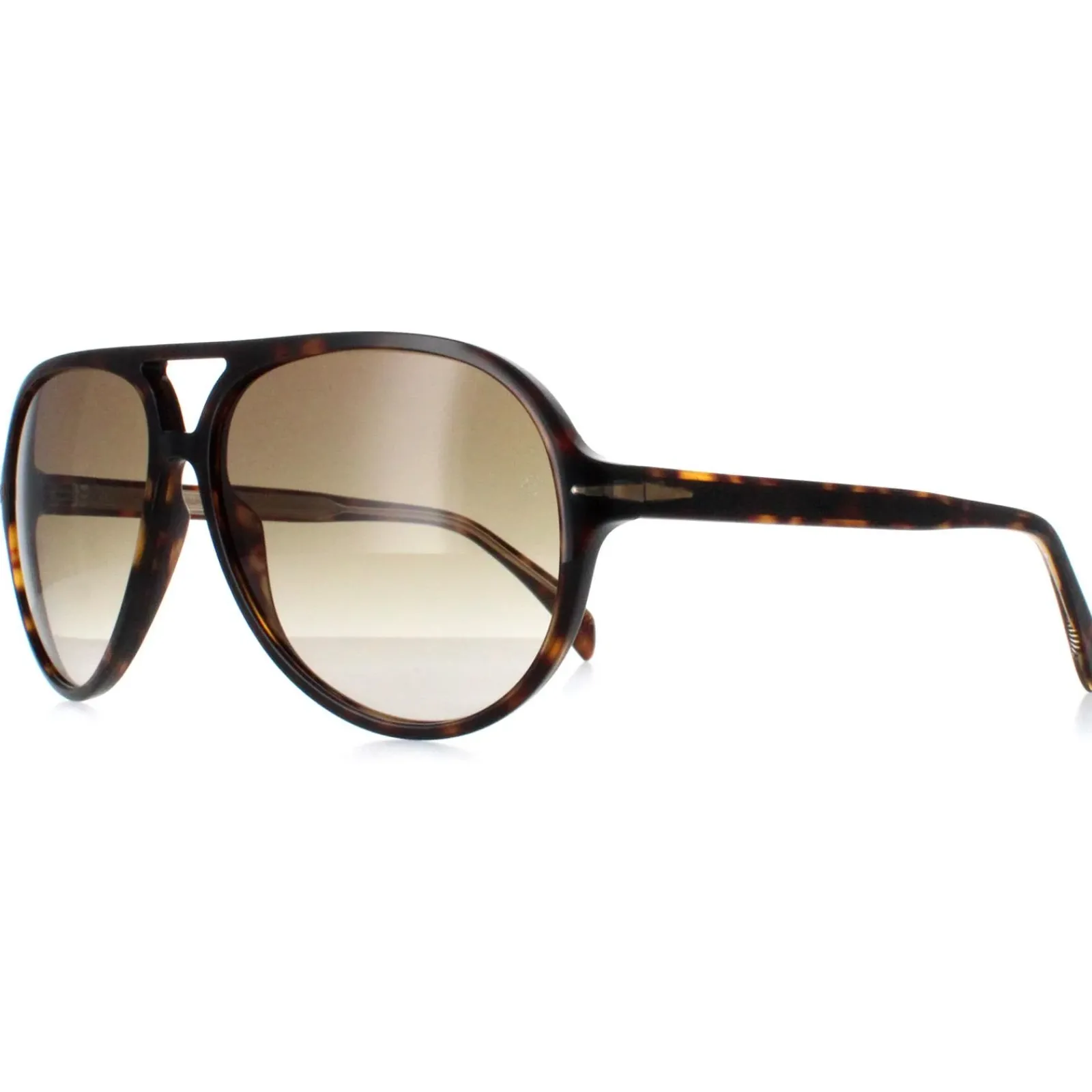 David Beckham Aviator^Sunglasses DB1091/S 086 HA Havana Brown Gradient