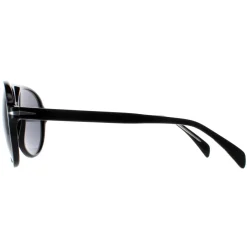 David Beckham Aviator^Sunglasses DB1091/S 807 M9 Shiny Black Dark Grey
