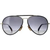 David Beckham Aviator^Sunglasses DB7003/S J5G 9O Black Gold Grey Gradient