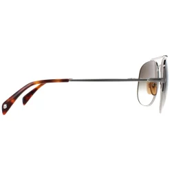 David Beckham Aviator^Sunglasses DB7004/S 010 9K Palladium Silver Green Gradie