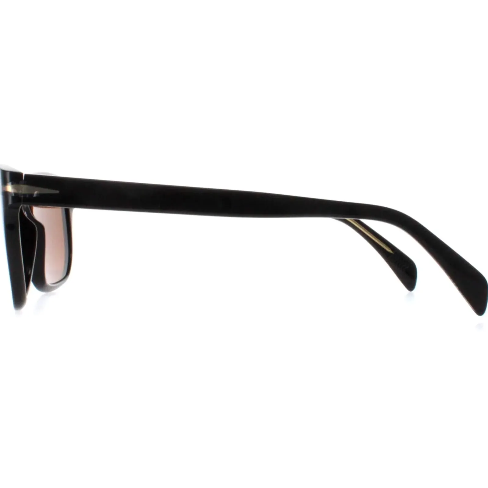 David Beckham Rectangle^Sunglasses DB1045/S 807 70 Black Brown