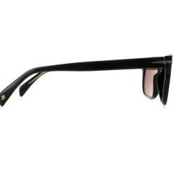 David Beckham Rectangle^Sunglasses DB1045/S 807 70 Black Brown