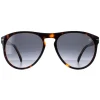 David Beckham Round^Sunglasses DB1008/S 086 9O Dark Tortoise Grey Gradient