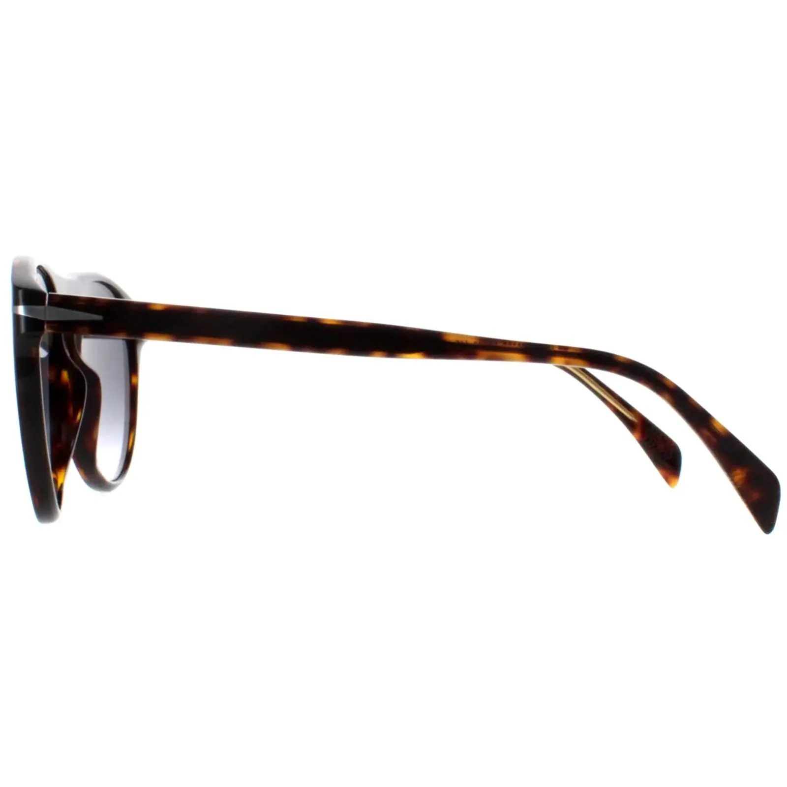 David Beckham Round^Sunglasses DB1008/S 086 9O Dark Tortoise Grey Gradient
