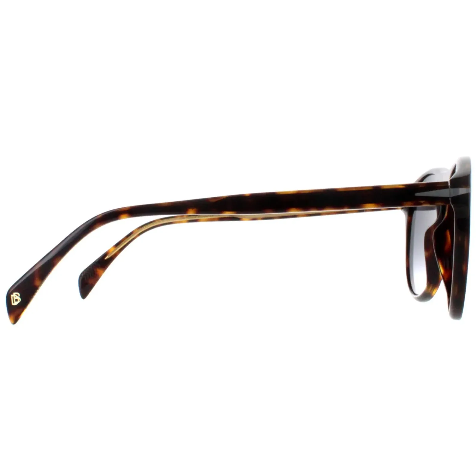 David Beckham Round^Sunglasses DB1008/S 086 9O Dark Tortoise Grey Gradient