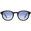 David Beckham Round^Sunglasses DB1007/S 807 08 Black Blue Gradient