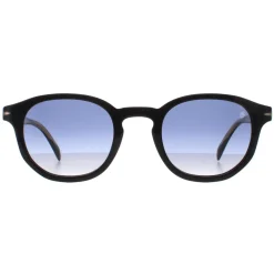 David Beckham Round^Sunglasses DB1007/S 807 08 Black Blue Gradient