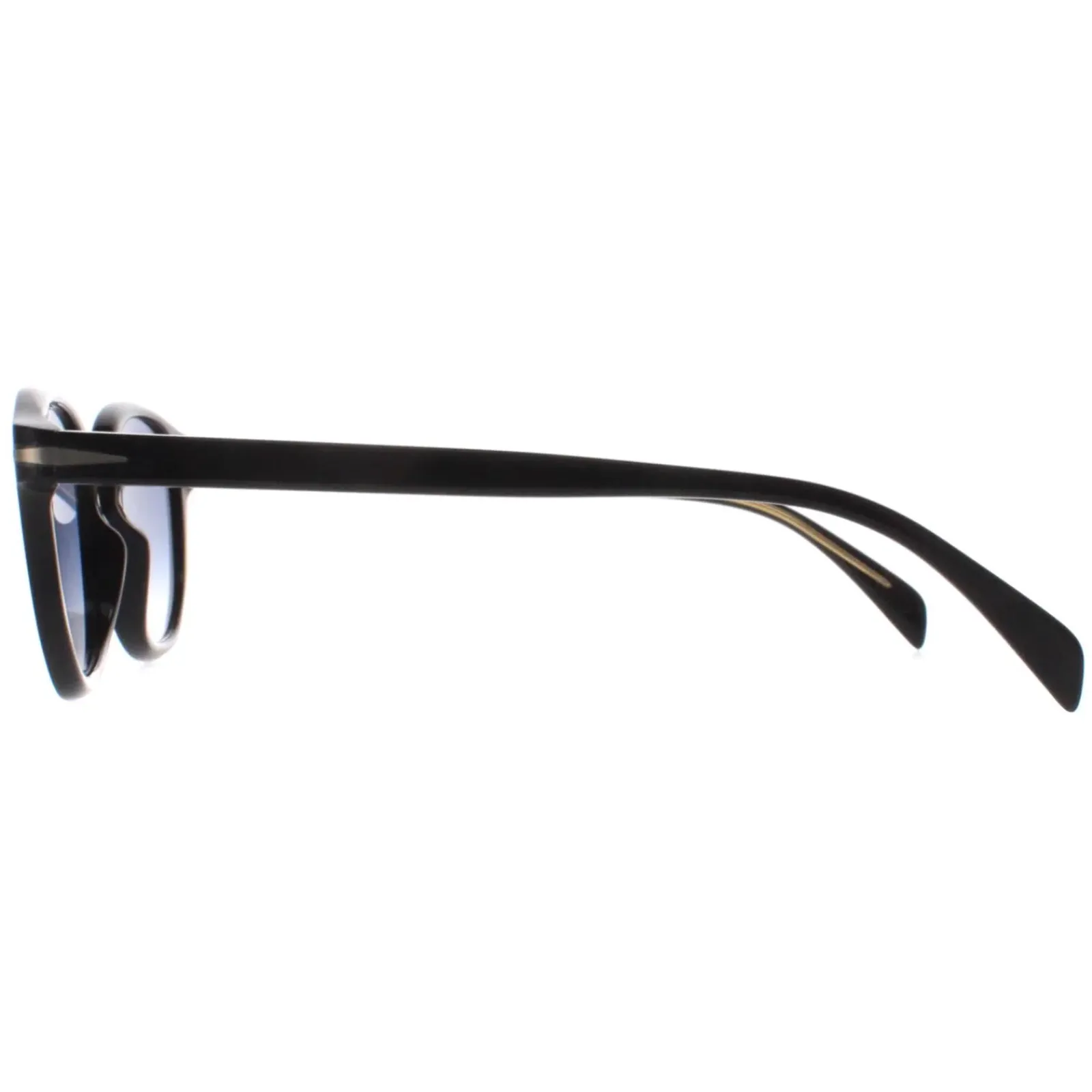 David Beckham Round^Sunglasses DB1007/S 807 08 Black Blue Gradient