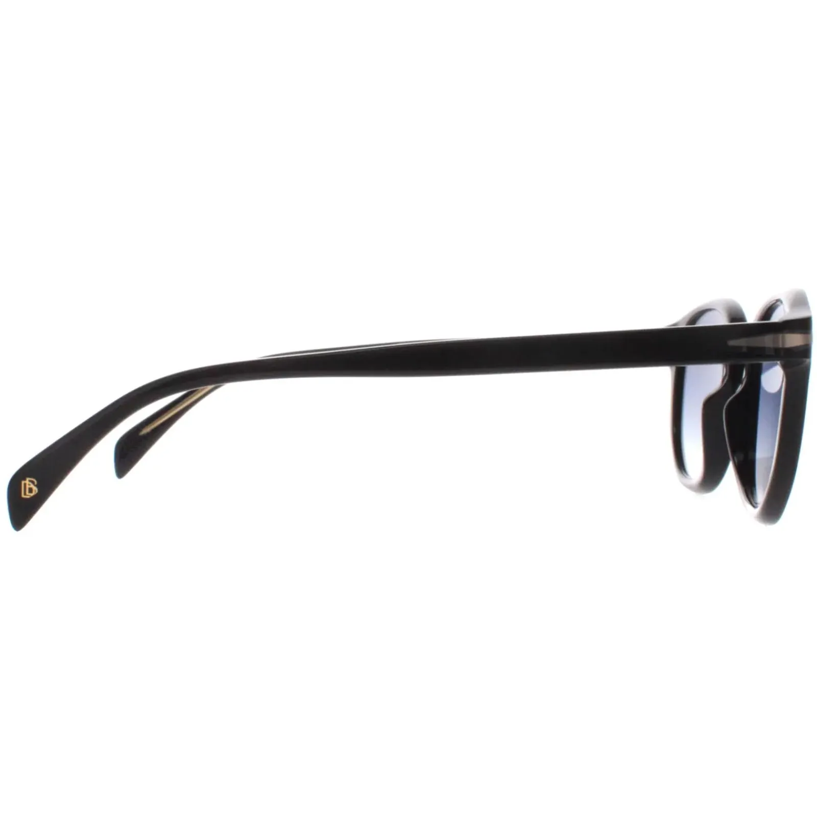 David Beckham Round^Sunglasses DB1007/S 807 08 Black Blue Gradient