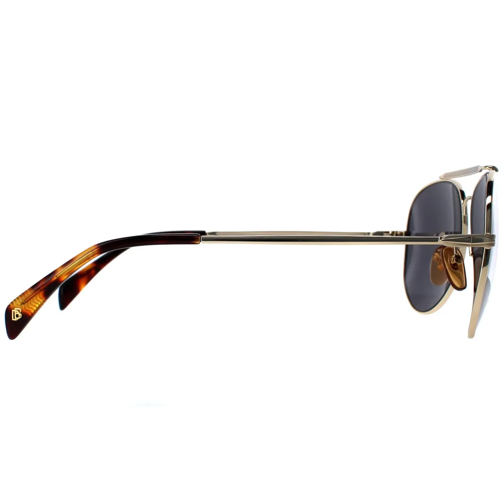 David Beckham Aviator^Sunglasses DB1004/S J5G IR Gold Grey