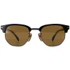 David Beckham Round^Sunglasses DB1002/S 807 2M Black Brown
