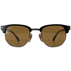 David Beckham Round^Sunglasses DB1002/S 807 2M Black Brown