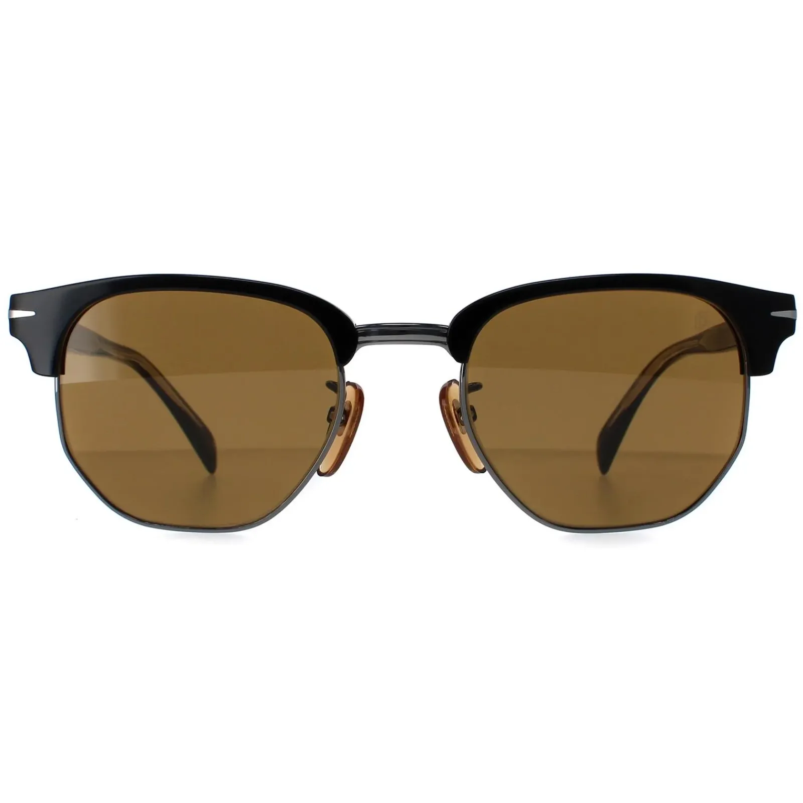 David Beckham Round^Sunglasses DB1002/S 807 2M Black Brown