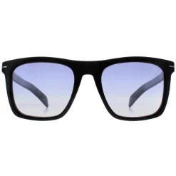 David Beckham Square^Sunglasses DB7000/S BSC 08 Black Blue Gradient