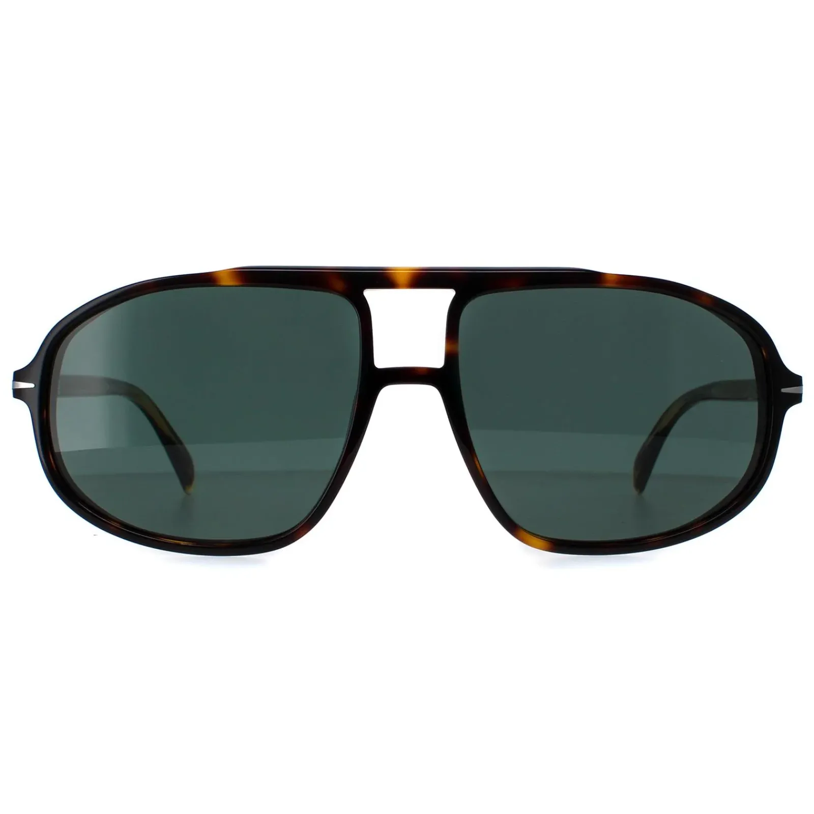 David Beckham Aviator^Sunglasses DB1000/S 086 QT Dark Havana Green