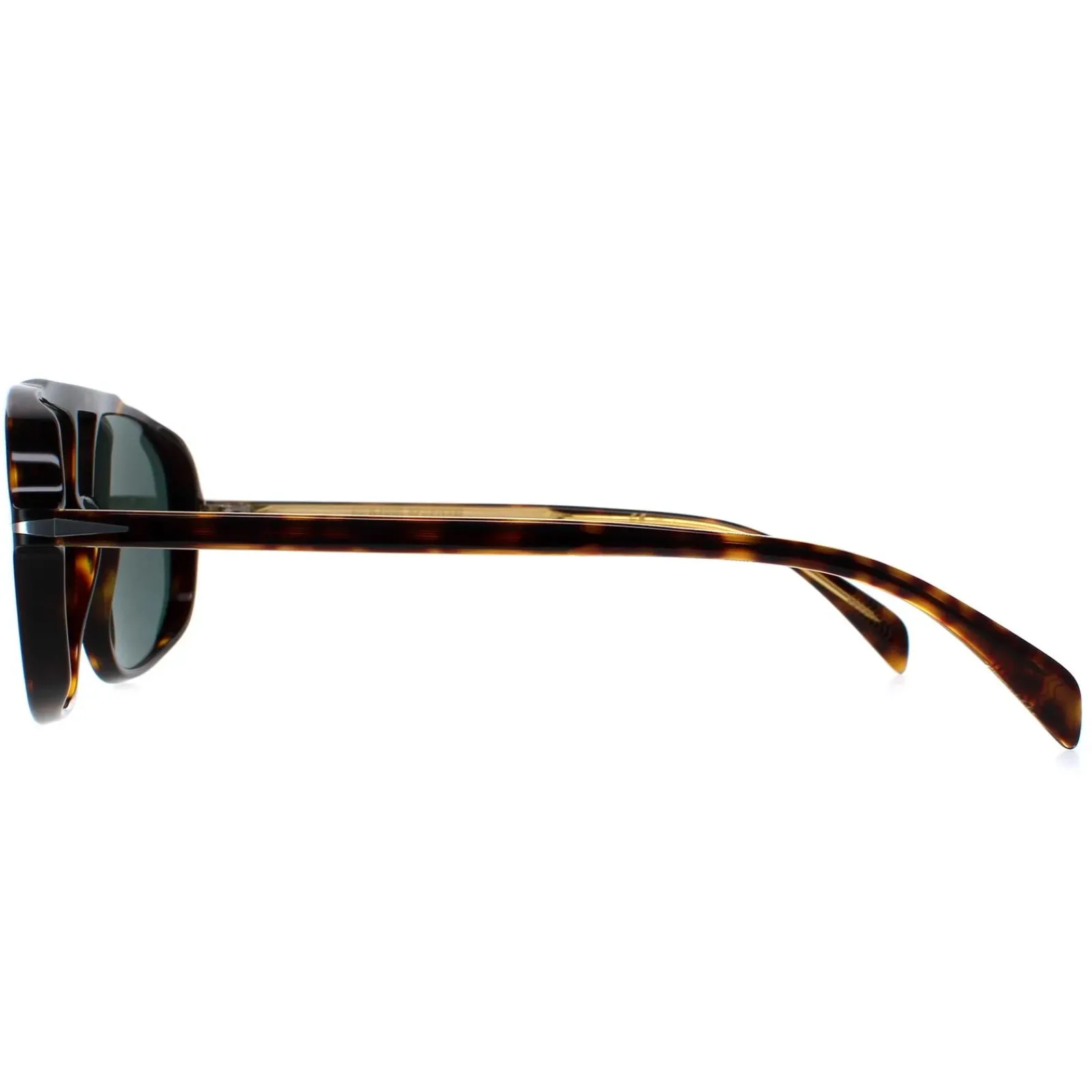 David Beckham Aviator^Sunglasses DB1000/S 086 QT Dark Havana Green