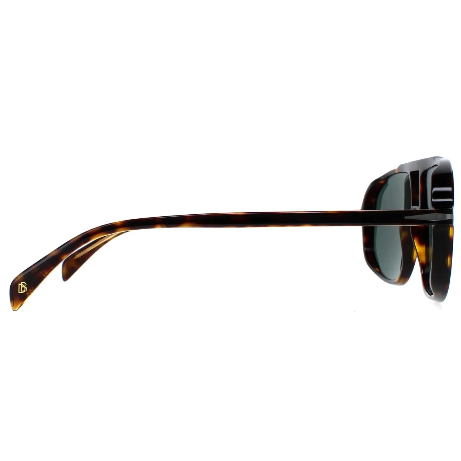 David Beckham Aviator^Sunglasses DB1000/S 086 QT Dark Havana Green