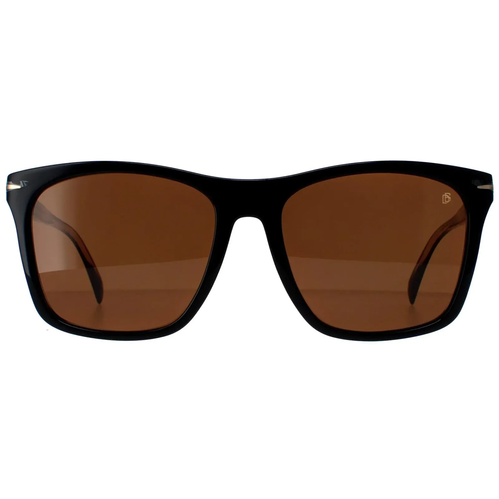 David Beckham Rectangle^Sunglasses DB1054/F/S 807 70 Black Brown