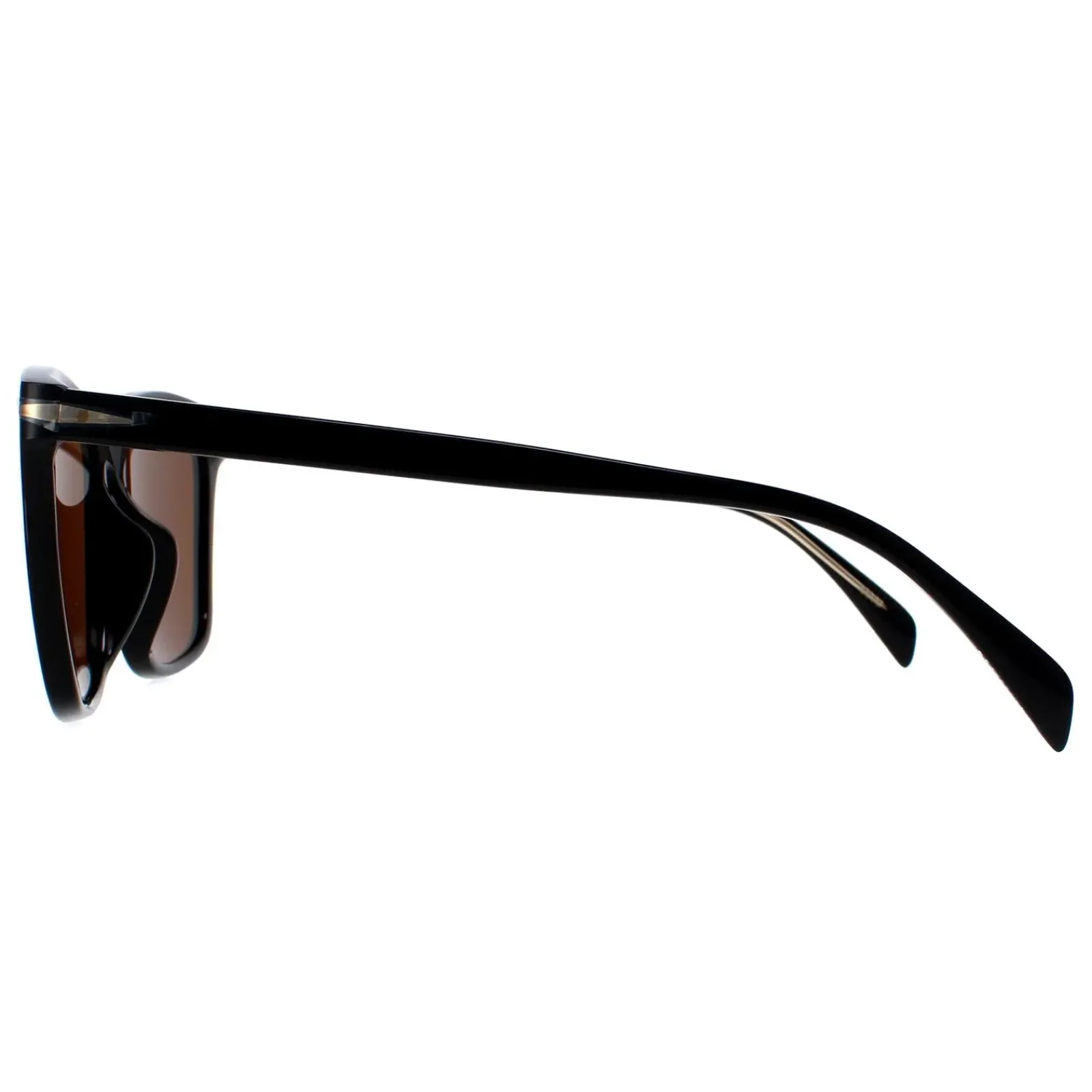 David Beckham Rectangle^Sunglasses DB1054/F/S 807 70 Black Brown