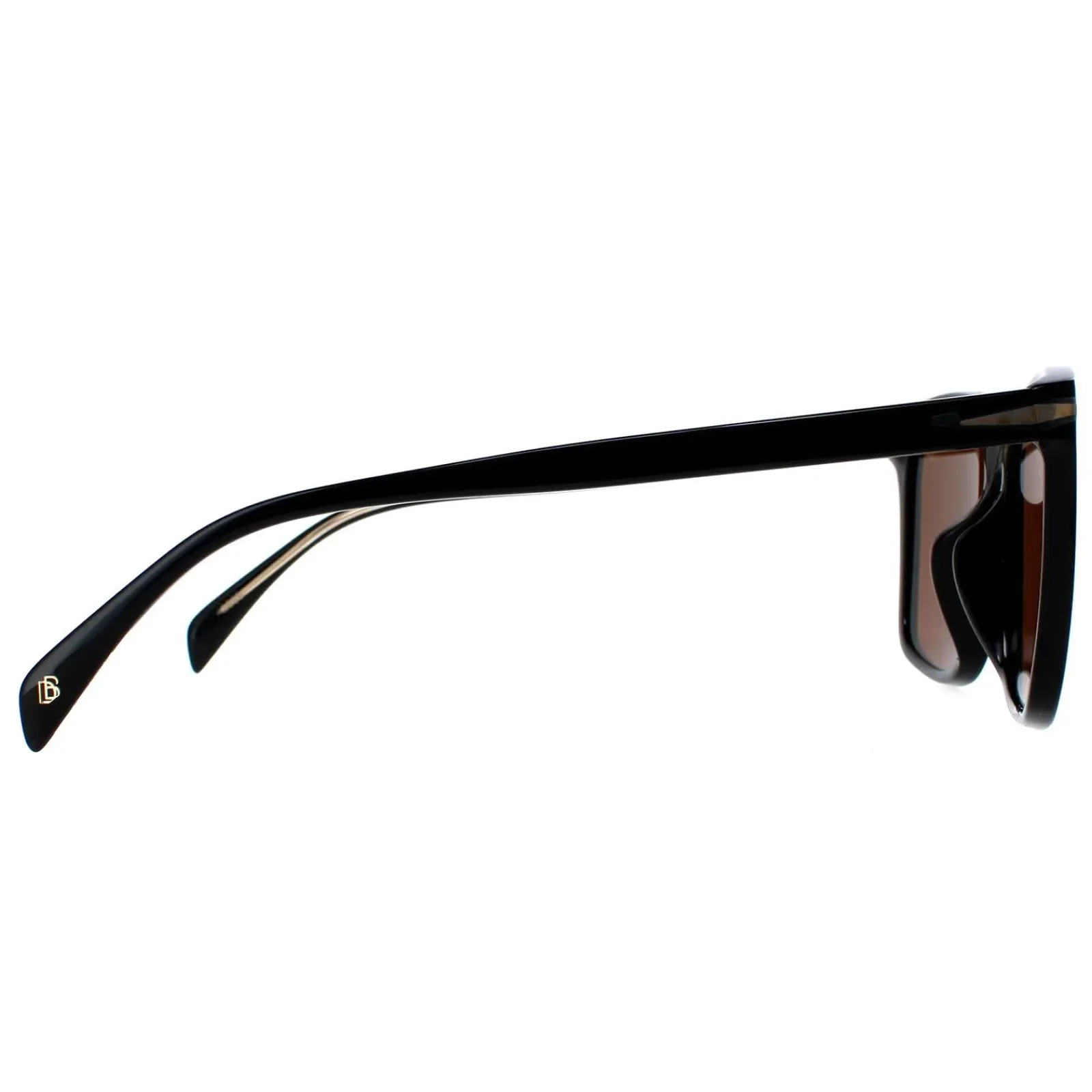 David Beckham Rectangle^Sunglasses DB1054/F/S 807 70 Black Brown