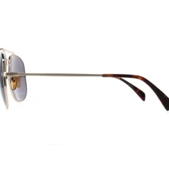 David Beckham Aviator^Sunglasses DB7004/S J5G T4 Gold Silver