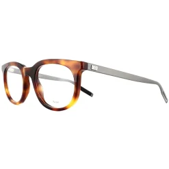 Dior Oval^Homme Glasses Frames Blacktie 217 8E2 Havana & Dark Rutheniu