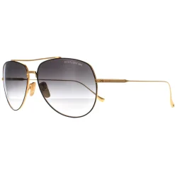 Dita Aviator|Aviator^Sunglasses Flight 004 7804 A Black Yellow Gold Dark Grey to Clear