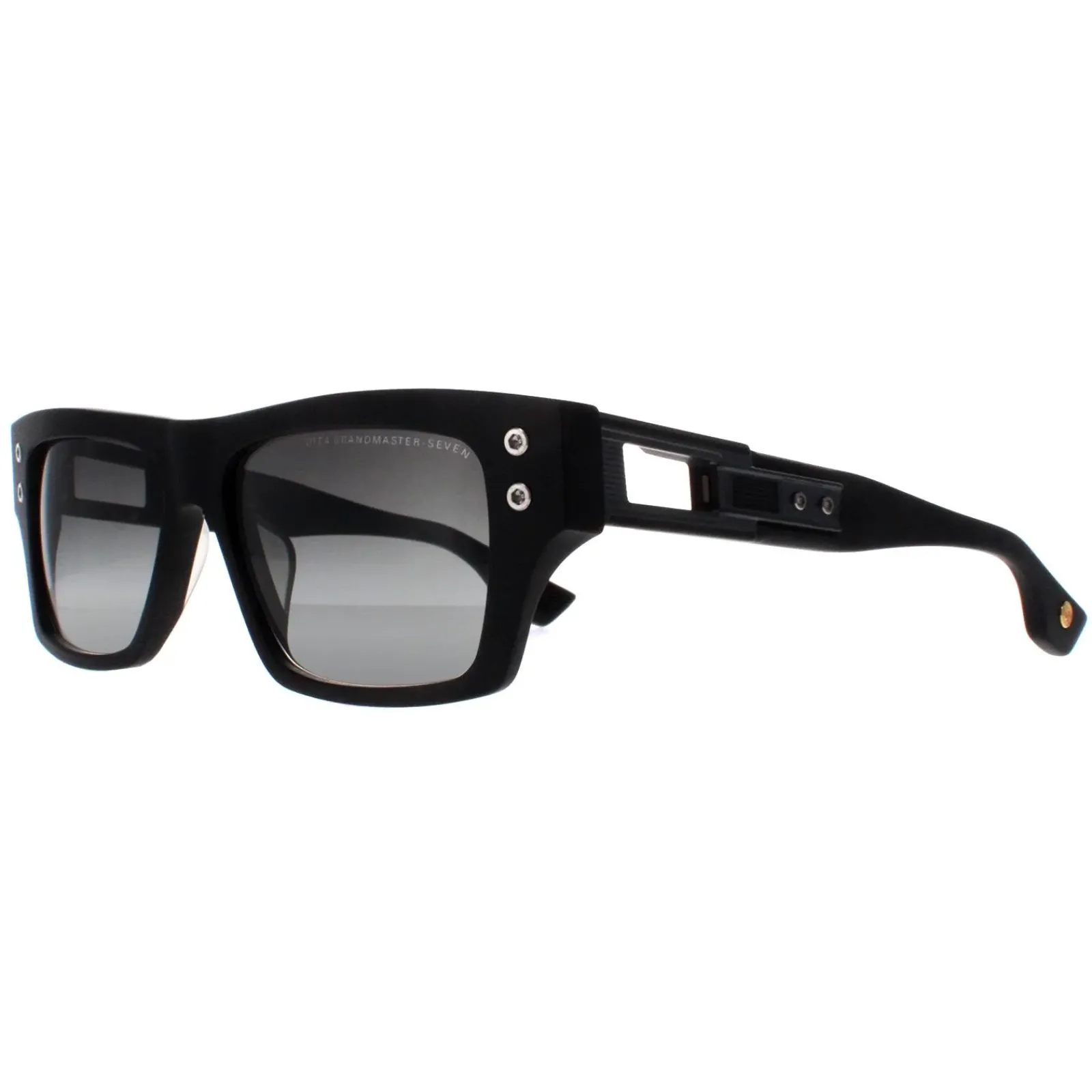 Dita Rectangle|Rectangle^Sunglasses Grandmaster Seven DTS407-A-03 Matte Black Iron Dark Gr