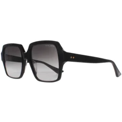 Dita Square^Sunglasses Luzpa DTS710-A-01 Black Dark Grey to Clear Gradient
