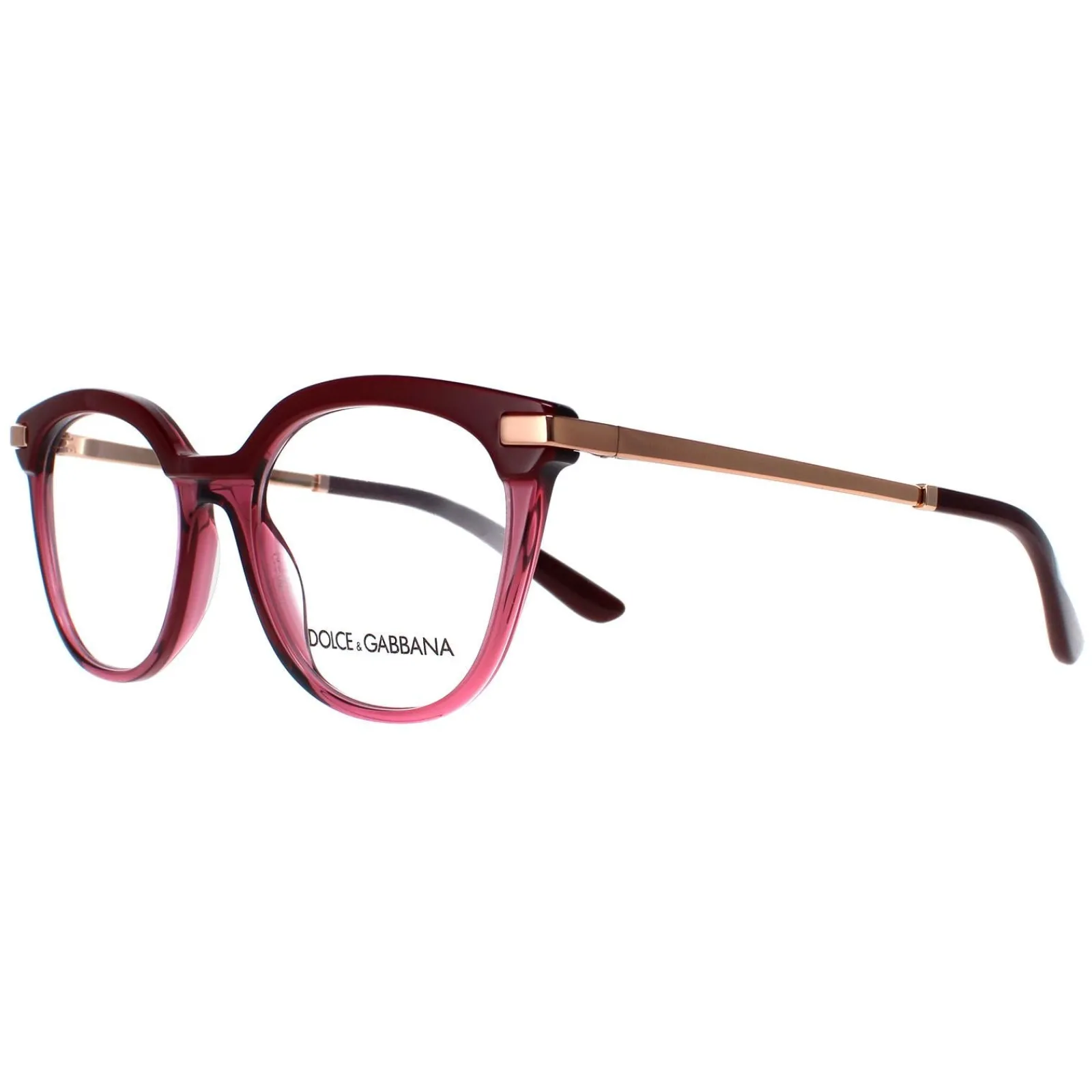 Dolce u0026 Gabbana Round|Round^Dolce & Gabbana Glasses Frames DG3346 3247 Bordeaux Transparent Bordea