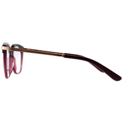 Dolce u0026 Gabbana Round|Round^Dolce & Gabbana Glasses Frames DG3346 3247 Bordeaux Transparent Bordea
