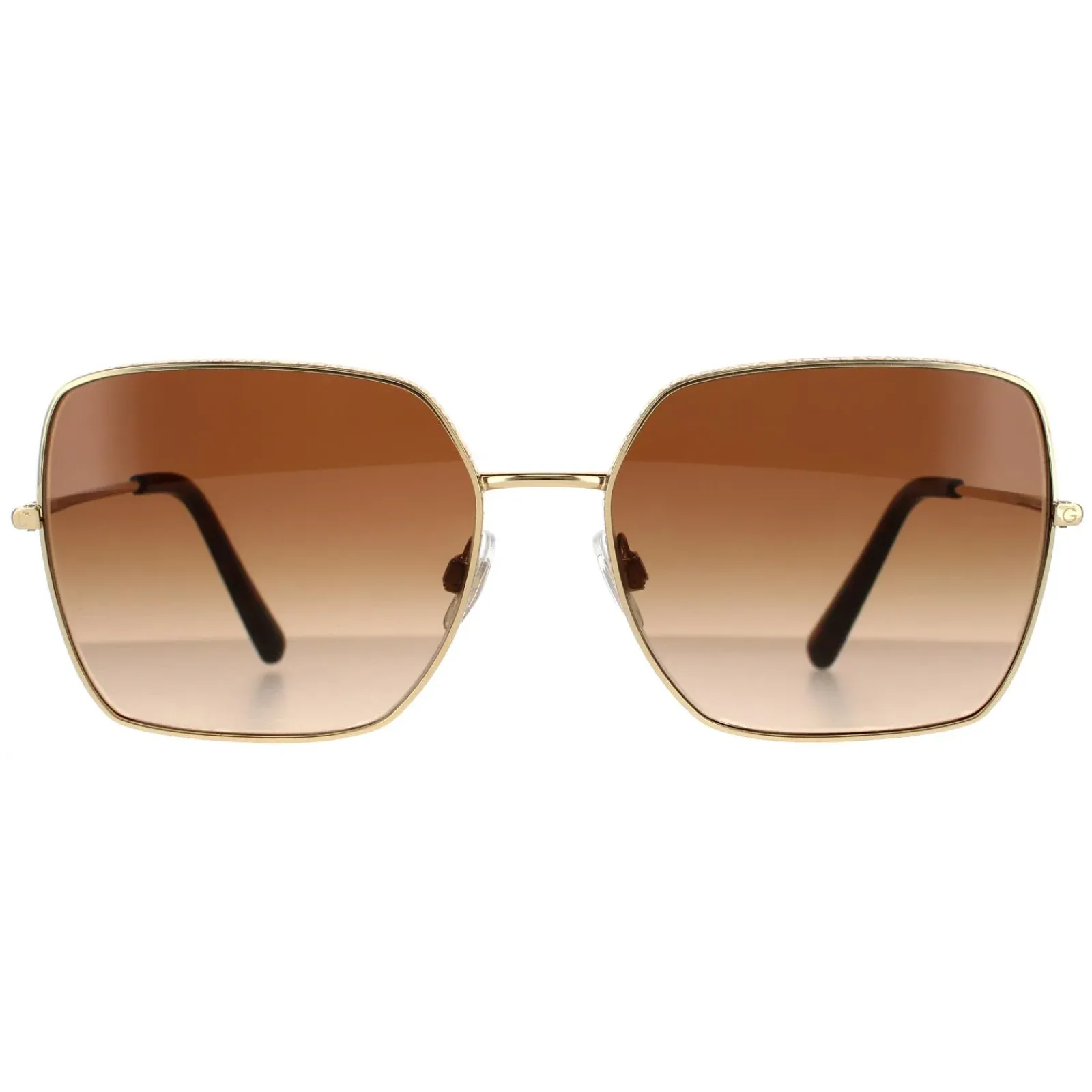 Dolce u0026 Gabbana D&G^Dolce & Gabbana Sunglasses DG2242 02/13 Gold Dark Brown Gradient