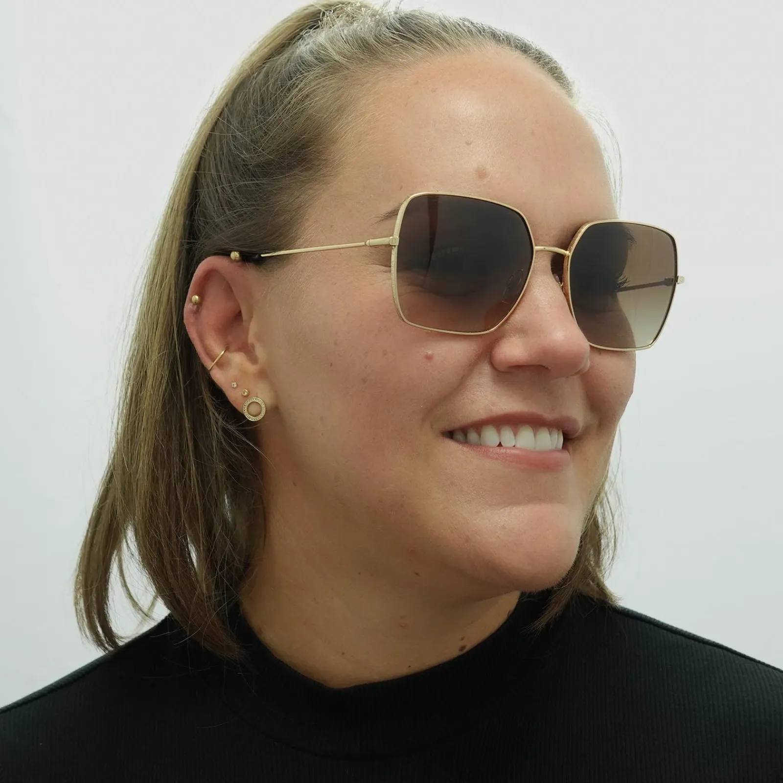 Dolce u0026 Gabbana D&G^Dolce & Gabbana Sunglasses DG2242 02/13 Gold Dark Brown Gradient