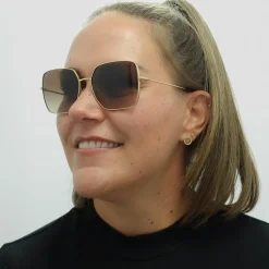 Dolce u0026 Gabbana D&G^Dolce & Gabbana Sunglasses DG2242 02/13 Gold Dark Brown Gradient